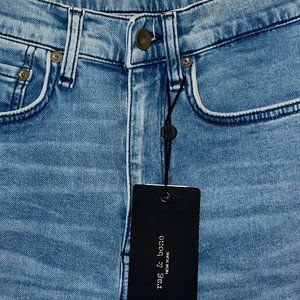 NWT Men's rag & bone Fit 2 Slim Fit Jeans Pale Blue Denim Size 29/32